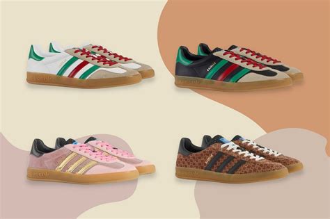 gucci adidas gazelle colorways